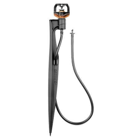 Thrifco Plumbing Rotor Rain Plus Assembled on Stake with 24 Inch Tube & Adaptor 9421452